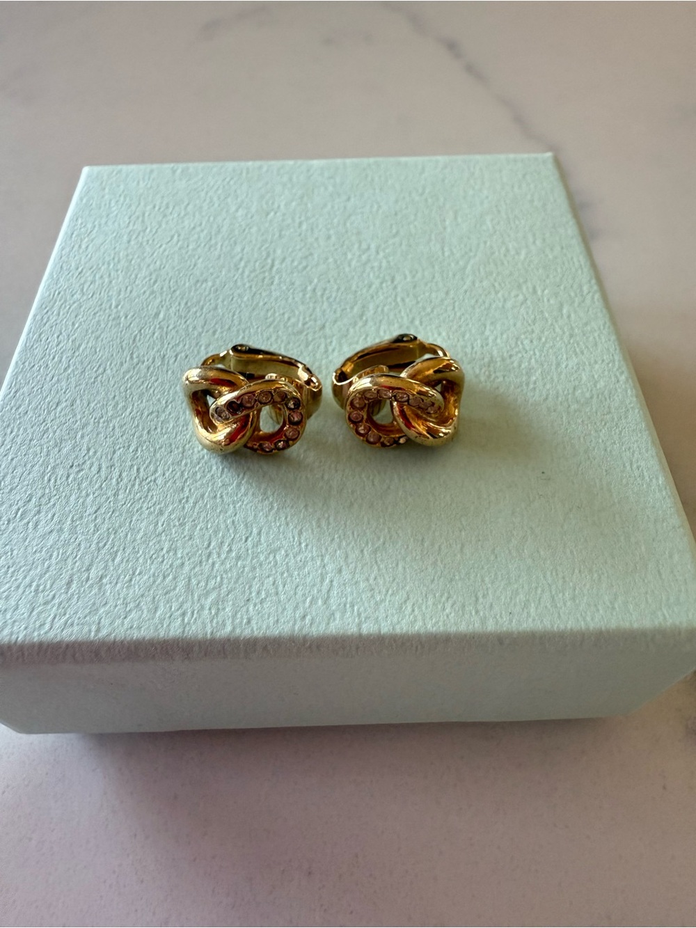 Vintage Dior Clip On Earrings